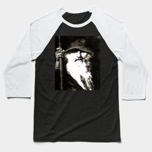 Scandinavian God Odin The Wanderer Baseball T-Shirt